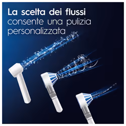Oral-B iO6 & OxyJet Adulto Spazzolino rotante-oscillante Bianco - Vista aggiuntiva 4