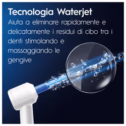 Oral-B iO6 & OxyJet Adulto Spazzolino rotante-oscillante Bianco - Vista aggiuntiva 6