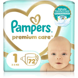 Pampers Premium Care Size 1 2-5 kg 72 pz