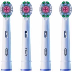 Braun Oral-B Testine di Ricambio Pro 3D Bianco 4 Pezzi 1 pz Spazzolino da denti