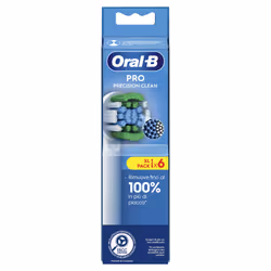 Oral-B Testine Di Ricambio Pro Precision Clean, 6 Testine, 6 pz, Bianco, Oral-B, 32,7 g, 60 mm, 33 mm
