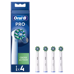 Oral-B CrossAction , 4 pz, Bianco, Oral-B, Scatola