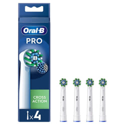 Oral-B CrossAction 4 pz Bianco