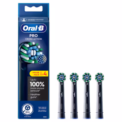 Oral-B CrossAction , 4 pz, Nero, Oral-B, Scatola