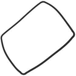 42275281 guarnizione porta per forni Vestel elleci plano nordmende