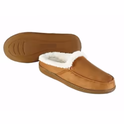 Kanguru Baboosh Uomo S, Pantofola chiusa, Maschio, Adulto, Marrone, Bianco, Monocromatico, Inverno