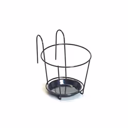 Portavaso singolo, con sottovaso, ø 15 cm