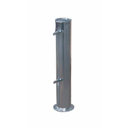 Bizzotto - Tubo per base in cemento per ombrellone, in acciaio zincato resistente per esterno -⌀ 5.5 cm