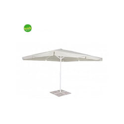 Ombrellone Alghero Bizzotto bianco/grigio cm400 x 400