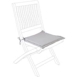 Bizzotto - Cuscino Sedia da Esterno Seduta classica Sfoderabile Giardino 42 x 42 Colore: Naturale