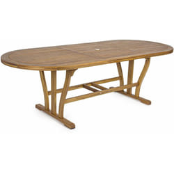 Tavolo in Legno di Acacia Allungabile cm 180-240 x 100 modello Noemi