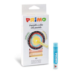 Primo 080PO12N pastello Pastello a olio Morbido Multicolore 12 pz