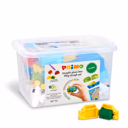 Primo 290CITYGF, Pasta modellabile, Multicolore, Bambino, 6 pz, 100 g, 14 pz