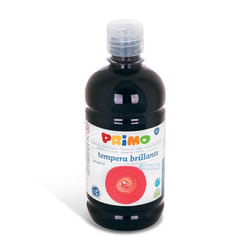 Primo 202BR500800 colore a tempera 500 ml Bottiglia Nero