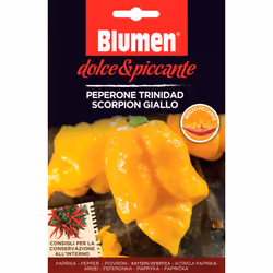Blumen Peperone Trinidad Scorpion Giallo