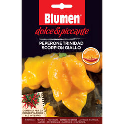 Blumen Peperone Trinidad Scorpion Giallo Pepe