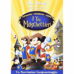 Walt Disney Pictures I tre moschettieri. Topolino, Paperino, Pippo, Film, DVD, Arabo, Inglese, ITA, Bambini, 2D, Arabo, Ingle ...