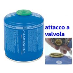 Campingaz - bomboletta cartuccia a valvola da 240 Gr gas butano propano