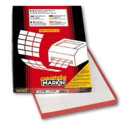 Markin C565 etichetta autoadesiva Rettangolo Permanente Bianco 2000 pz