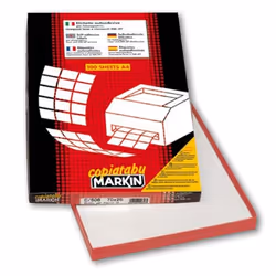 Markin C552, Rettangolo, Permanente, A4, Cellulosa, 70 g/m², 24 pz