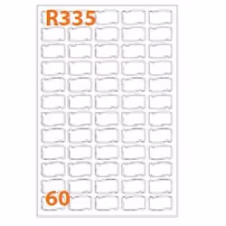 Markin 220LSR335 etichetta per stampante Argento