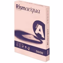 Favini Rismacqua carta inkjet A4 (210x297 mm) 100 fogli Rosa