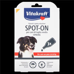 Vitakraft - fiprovit 134 mg soluzione spot-on per cani di taglia media fipronil 3 x 1.34 ml