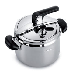 Barazzoni 526045005080 pentola a pressione per piano cottura 5 L Nero, Acciaio inox