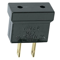 Vimar 1351 adattatore per presa di corrente Nero