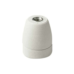 02164 Portalampada E27 M10X1 Porcellana Antisvit.
