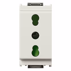 Vimar 16203.B, 1 modulo/moduli, Bianco, IP20, CE, IMQ, EAC, Direttiva RAEE, 250 V, 16 A