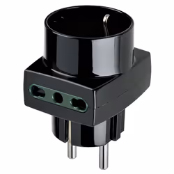 Vimar 325, 230 V, 16 A, Nero, CE, IMQ, EAC, Avvertenza per adattatori, Direttiva RAEE, 1 pz