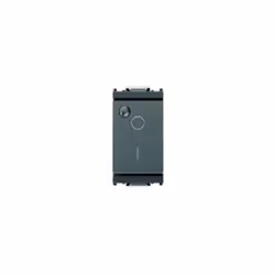 Interruttore 2P 16 AX 250 V~, luminoso, per unit` di segnalazione,grigio. Fornito senza unit` di segnalazione