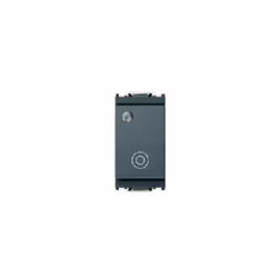 Pulsante 1P NO 10 A 250 V~, generico, luminoso, per unit` disegnalazione, grigio. Fornito senza unit` di segnalazione