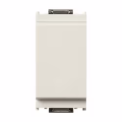 Copriforo Falso Polo Vimar Idea Liscio. colore Bianco, da applicare su supporti codice 16713,16714,16716. 1 Modulo. Caratteri ...