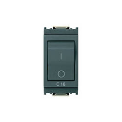 Vimar - 16505.16 Interruttore Mt 1P+N C16 120-230V Grigio Idea