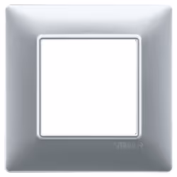 Vimar 14642.20, Argento, Plastica, IP00, CE, IMQ, QCERT, UKCA, 80 mm, 80 mm