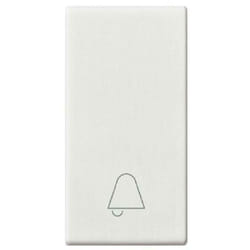 Plana tasto intercambiabile illuminabile 1 modulo con simbolo campanello 14021.c - Vimar