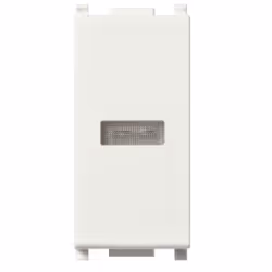 SPIA DIFFUSORE BIANCO BIANCO 14386.BPlana / Apparecchi / Segnalazioni otticheSpia diffusore bianco bianco Spia per unità di s ...