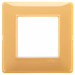Vimar 14642.43, Giallo, Plastica, IP00, CE, IMQ, QCERT, UKCA, 80 mm, 80 mm