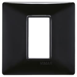 Vimar 14641.05 Placca copripresa e copri interruttori Nero