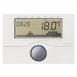 Cronotermostato elettronico da installare a parete per il controllo della temperatura dell'ambiente sia in riscaldamento che ...
