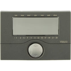Vimar - Cronotermostato Programmabile a Batterie Da Parete Antracite mod. 01910.14