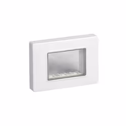 VIMAR 14943.01 Calotta da parete IP55 3 moduli Serie Eikon e Plana Con viti Per scatole da incasso 3 moduli Bianco