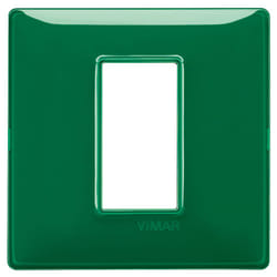 Vimar 14641.47 Placca copripresa e copri interruttori Verde