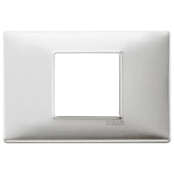 Vimar 14652.81 Placca copripresa e copri interruttori Alluminio