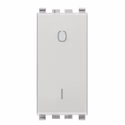 Interruttore Vimar Eikon 2P 16 AX 250 V, 1 modulo illuminabile, tasto sostituibile, colore grigio next. Max 200 W per lampade ...