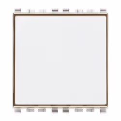 Pulsante Vimar Eikon 1P NO 10 A 250 V, a targhetta luminosa, per lampada E10 10x28 mm 1 W max, colore bianco, 2 moduli. Forni ...