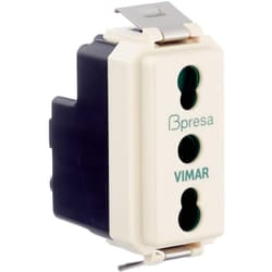 Vimar - 0R08145 serie 8000 Bpresa sicury 2P+T 16 a 250 v standard italiano tipo P17/11