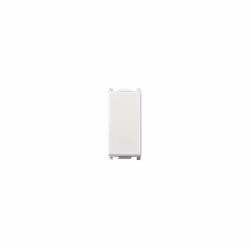 Vimar 0R14005 Plana Deviatore 1P 16 AX 250 V~, illuminabile, tasto sostituibile, bianco. Max 200 W per lampade con alimentato ...